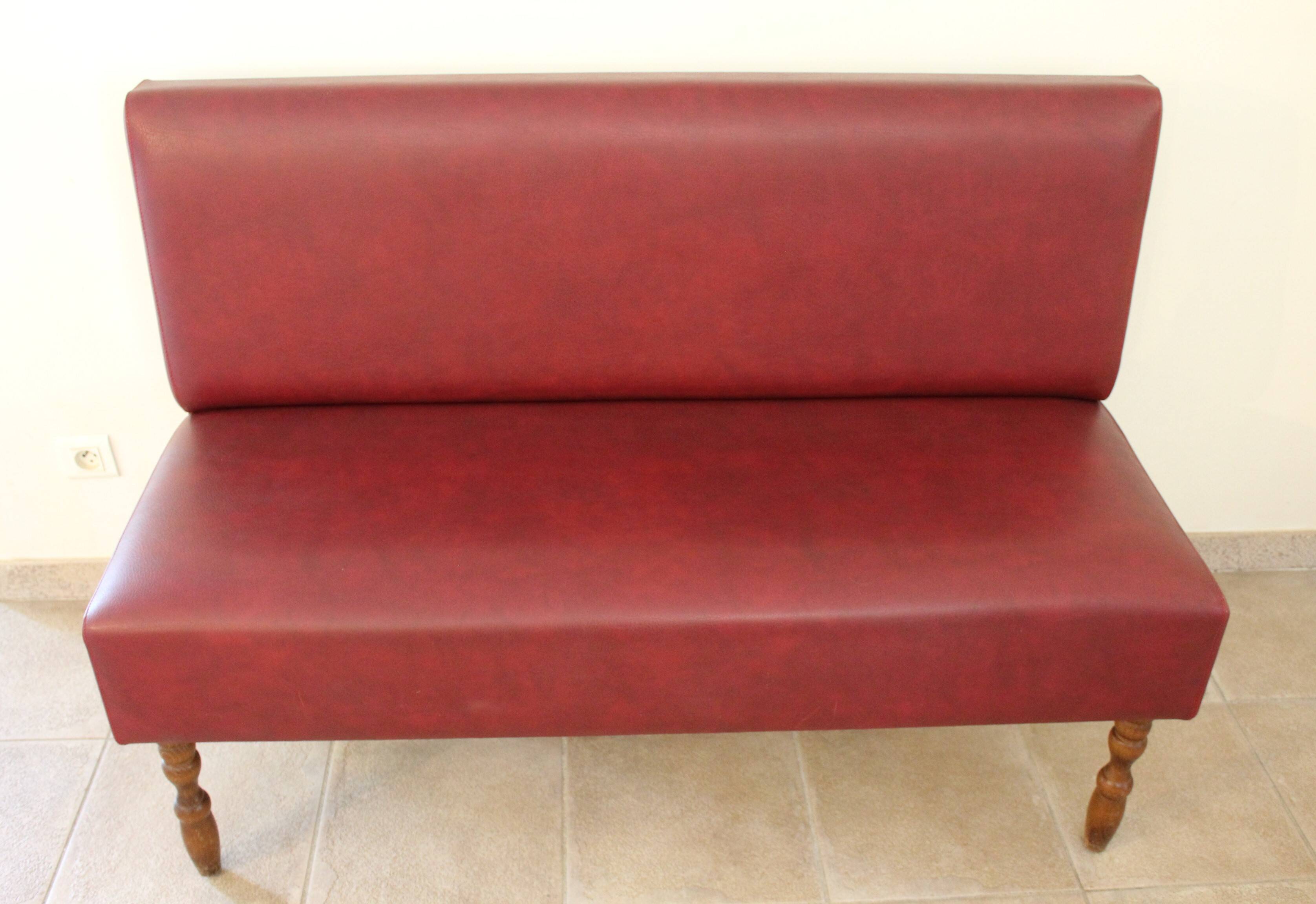 Authentic vintage bistro bench n°2