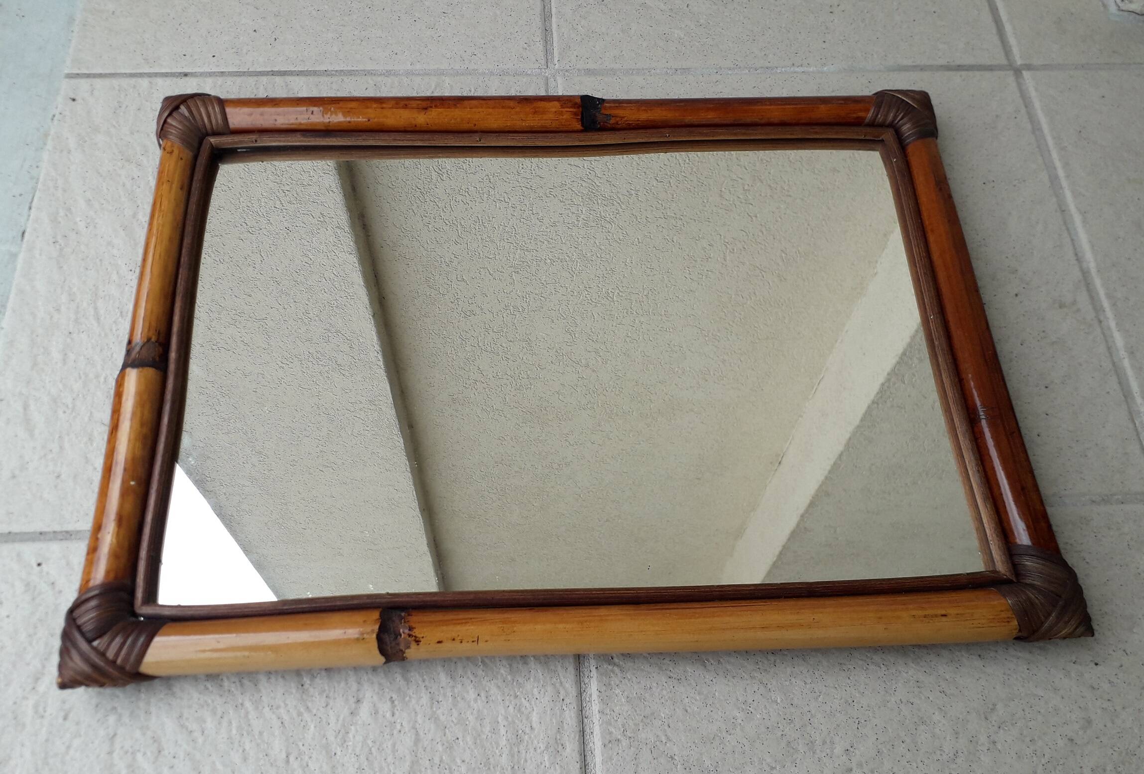 Bamboo mirror