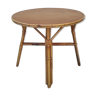 Table basse ronde en rotin