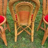 Set of 6 garden chairs