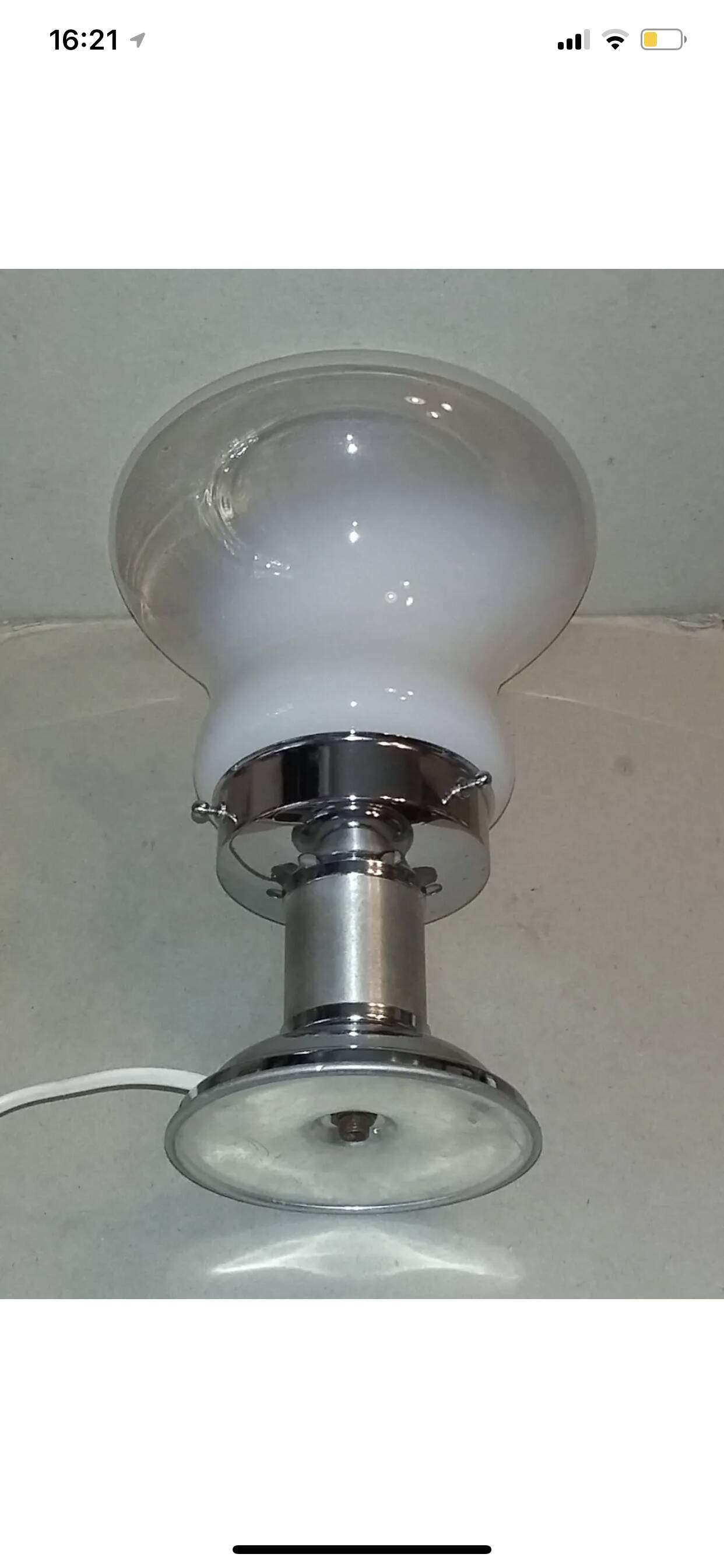 Italian vintage lamp in Murano glass 1970