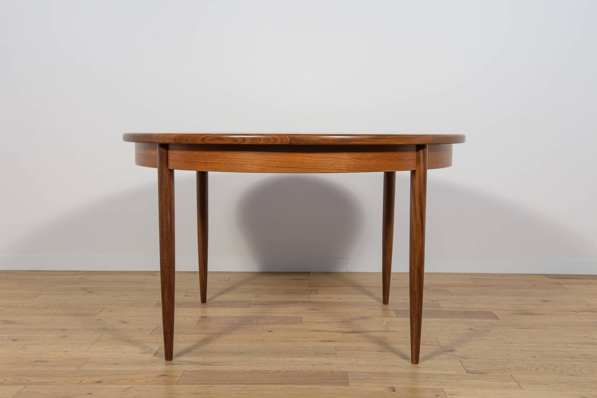 Mid-Century Teak Round Fresco Dining Table from G-Plan, United Knigdom.