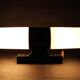 Mid-century Bakelite and glass wall light, Czechoslovakia, 1960s