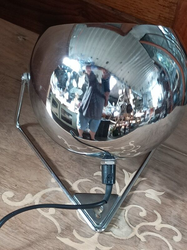 Lamp ball desk bedside Metal stainless steel chromed dp 0923046