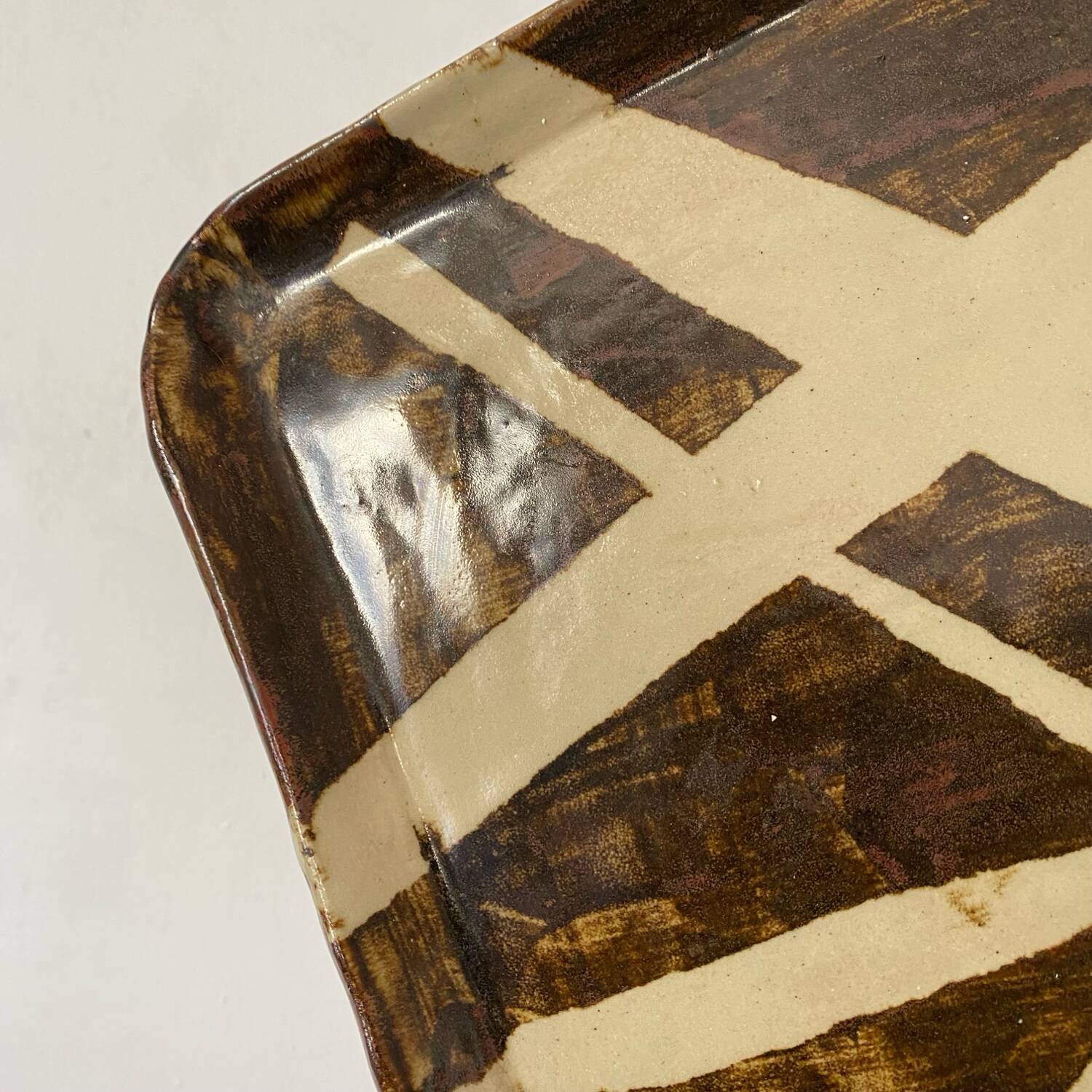 Handmade ceramic tray