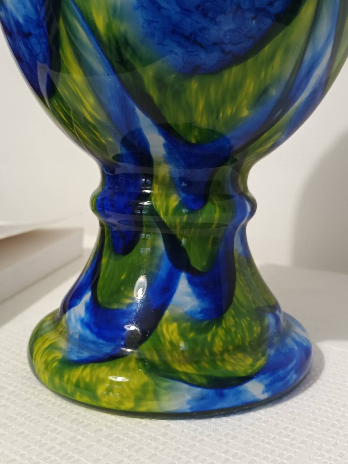 Murano glass vase Carlo Moretti vintage