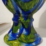 Murano glass vase Carlo Moretti vintage