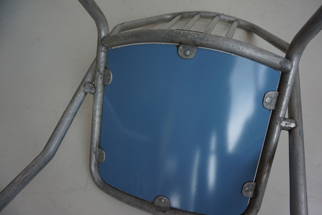 Italian Aluminum Garden Chairs from Industrie Conti Cornuda, 1940s, Set of 2