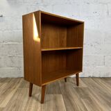 Vintage Scandinavian teak bookcase by Denka, 1960s