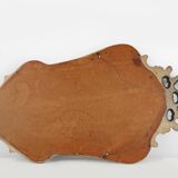 20th Century Baroque style mirror in carved and gilded wood, Belgium