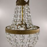 Balloon chandelier Empire style with Pampilles