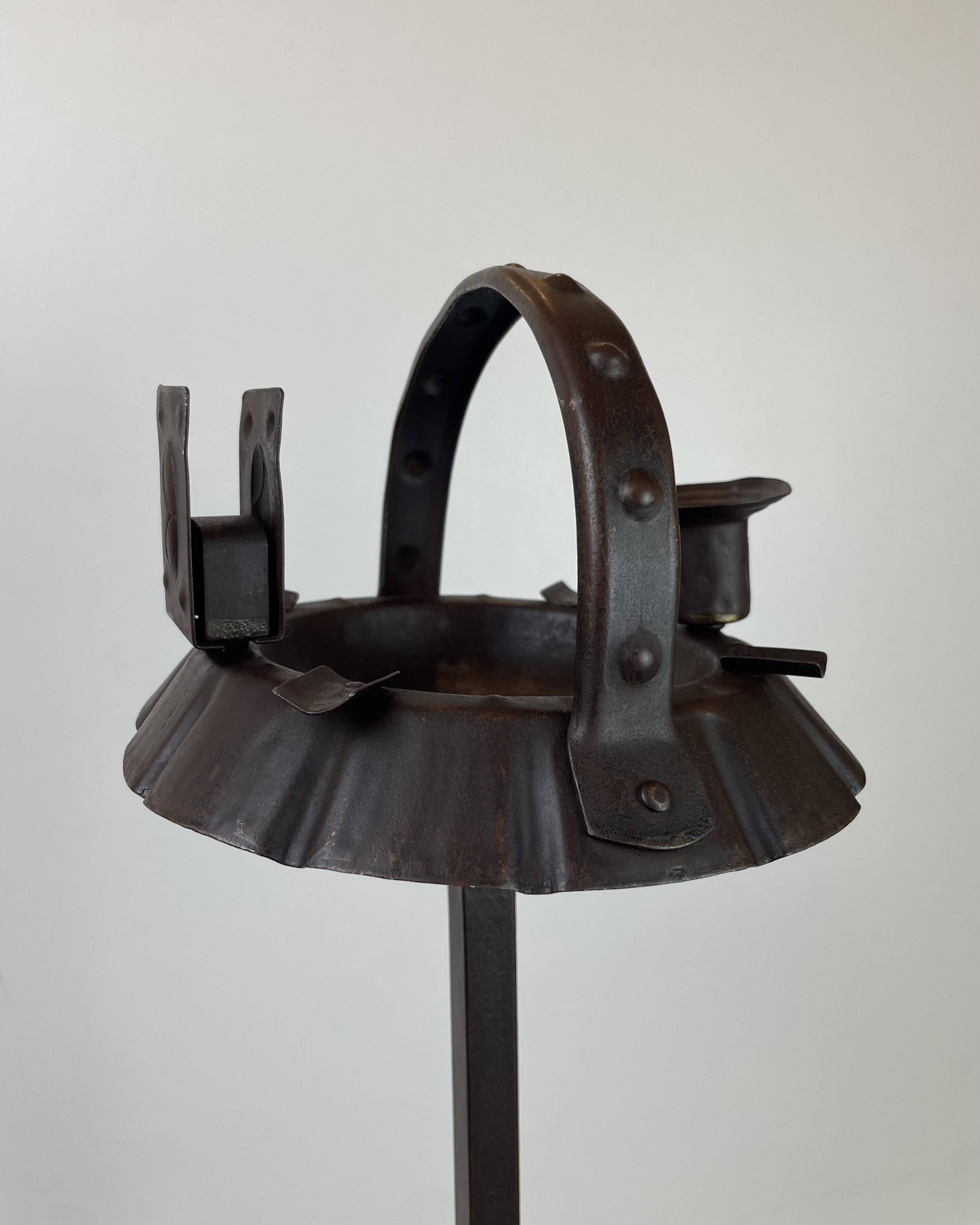 Arts & Crafts Standing Ashtray by Hugo Berger as Goberg, Germany, 1900s