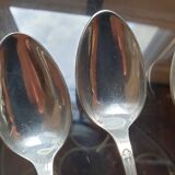 Service of 12 small silver spoons