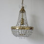 "Hot air balloon" chandelier with Deknudt stamps, 40s