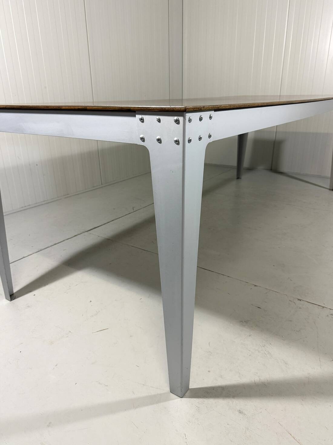 Piet Hein Eek XXL aluminium dining table 1990’s