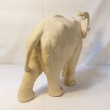Large Art Deco ceramic white elephant from the 60s