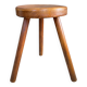 Tabouret de ferme tripode en bois