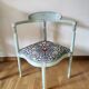 Pair of vintage corner armchairs refurbished