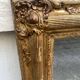 Old style mirror Restoration in gilded stucco wood, 80 x 59 cm