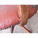 Chaise de bureau en acajou réglable en hauteur