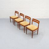 Set of 4 Dining Chairs by by H.W. Klein for Bramin 1960s