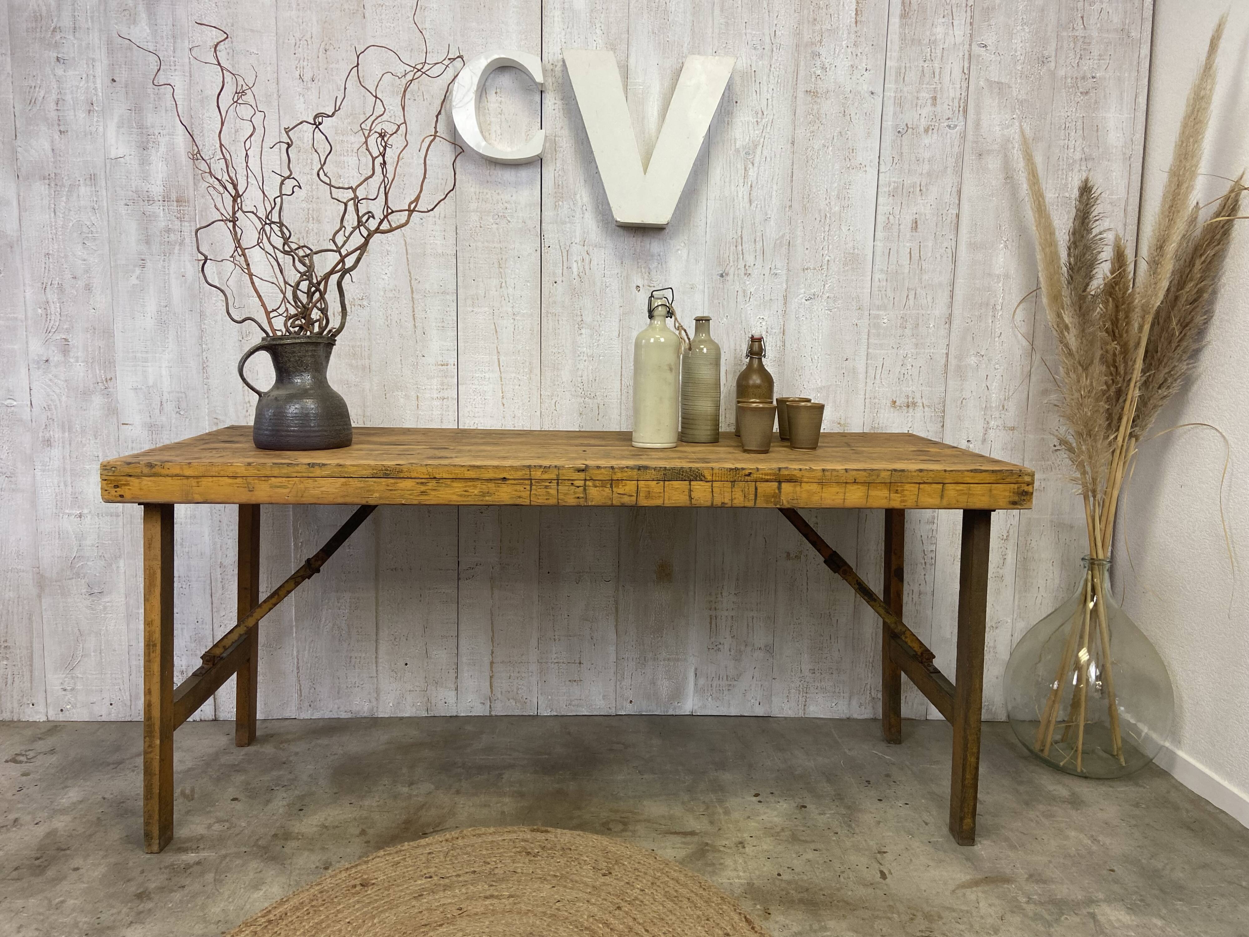 Vintage workshop table