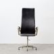 Arne Jacobsen Early Oxford Leather Desk Chair for Fritz Hansen 1965