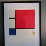 Pair of Piet MONDRIAN lithographs, models of 250 copies