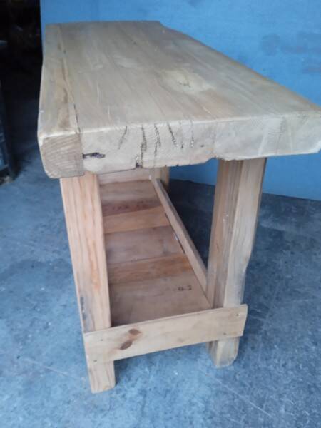 Workbench 120cm old solid wood