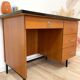 Bureau vintage bois & formica – années 60/70