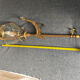 Set of bronze and curved glass light fixtures – Louis XV style – read