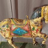 Old horse with wheels