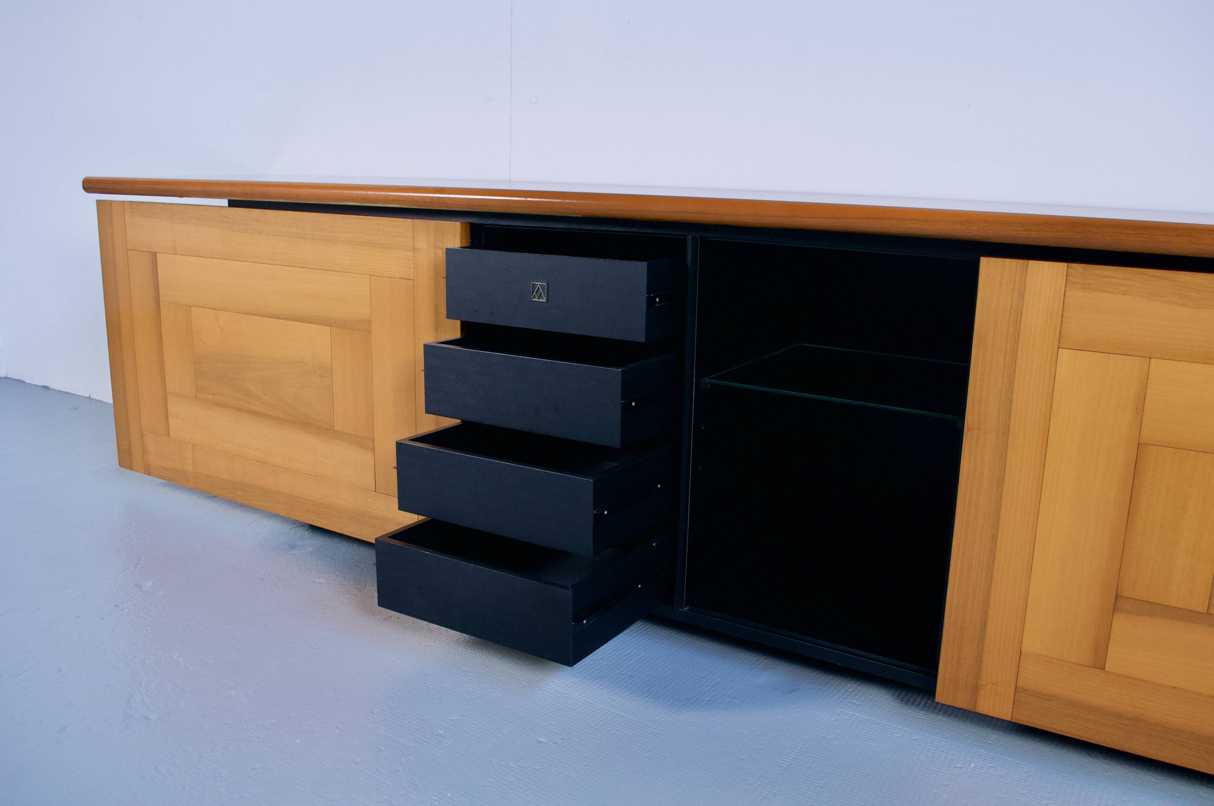 Enfilade Sheraton Giotto Stoppino & Lodovico Acerbis exotic wood Acerbis