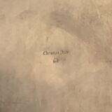 Christian Dior box with silver metal lid