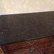 Louis Philippe chest of drawers In walnut veneer with black marble top