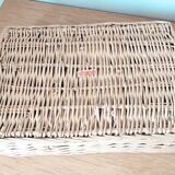 Wicker cutlery tray - 5 compartments