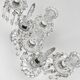 Baccarat, pair of two-light candelabra, Bambou Tors model.