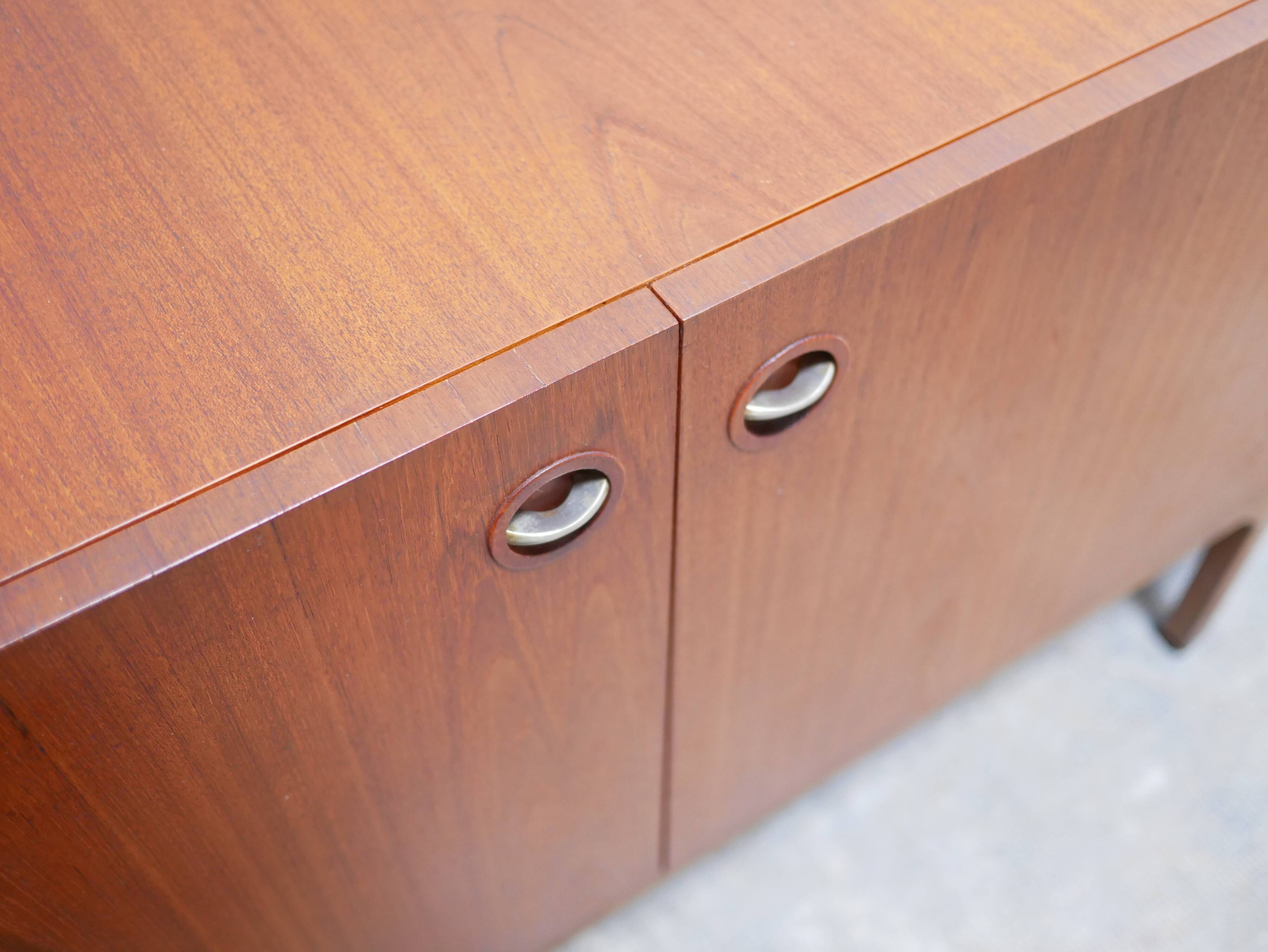 Teak enfilade by Gérard Guermonprez for Magnani editions