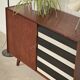 U 458 black and white sideboard by Jiri Jiroutek for Interier Praha, 1960
