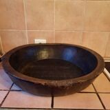 Grand plat en bois ancien