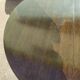 Round extendable wooden table - year 1960 - 110cm to 210cm
