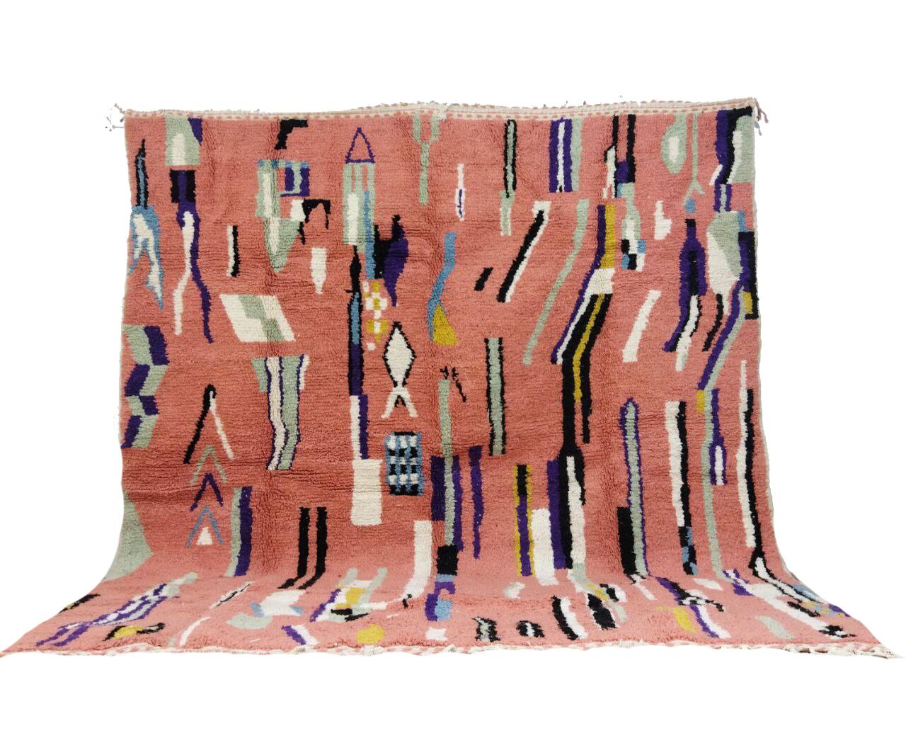 Handmade Moroccan Berber rug 290 X 237 CM