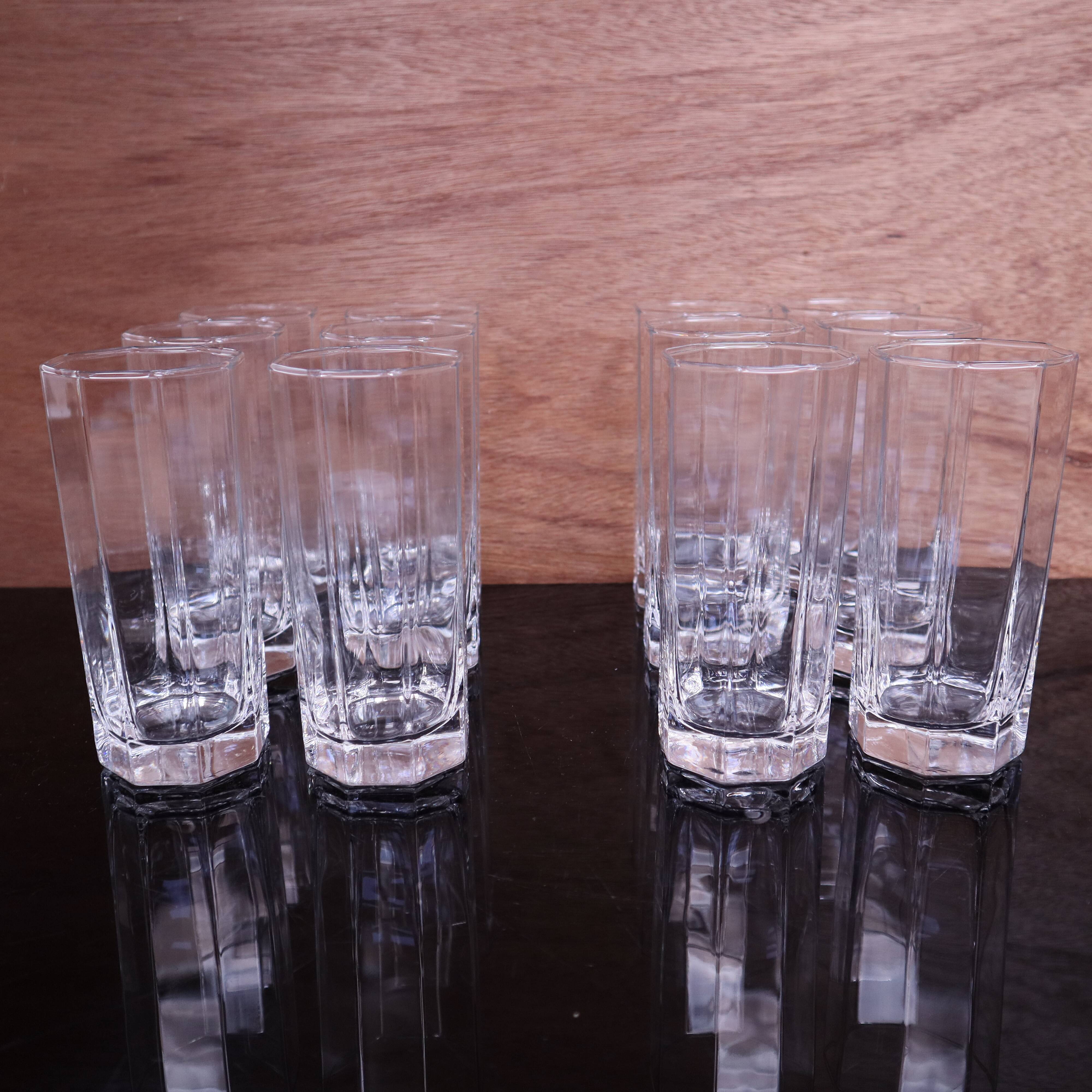 Set of 6 transparent water glasses Octime Luminarc