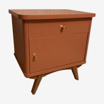 Bedside table year 50 terracotta