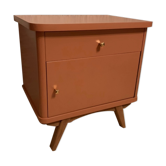Bedside table year 50 terracotta