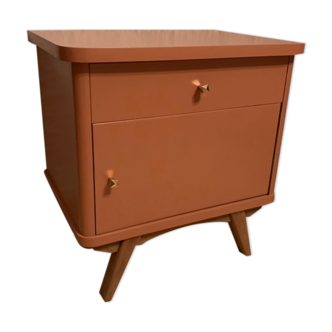 Bedside table year 50 terracotta