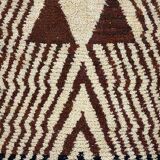 Traditional handwoven beni ourain rug size 140x260 cm