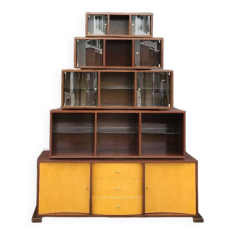 Mario Bellini - Onda Quadra 818 bookcase for Acerbis 1980