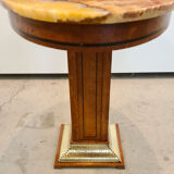 Oval art deco center table, de coene
