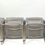 4 MG5 tubular chairs by Mark Stam 1970